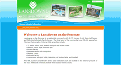 Desktop Screenshot of lansdownehoa.com